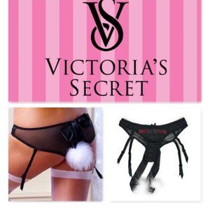 Victoria's Secret Santa Garter Belt Panties